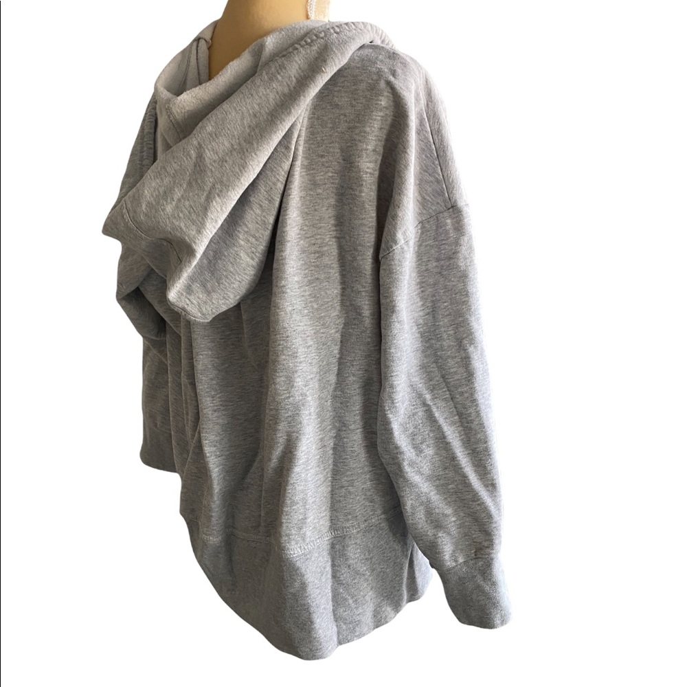 Cozy zip-up sweatshirt - Grey - 1xl